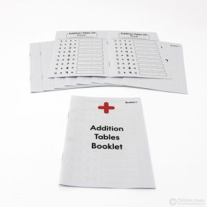 Addition Tables Booklet 1 – Set of 10